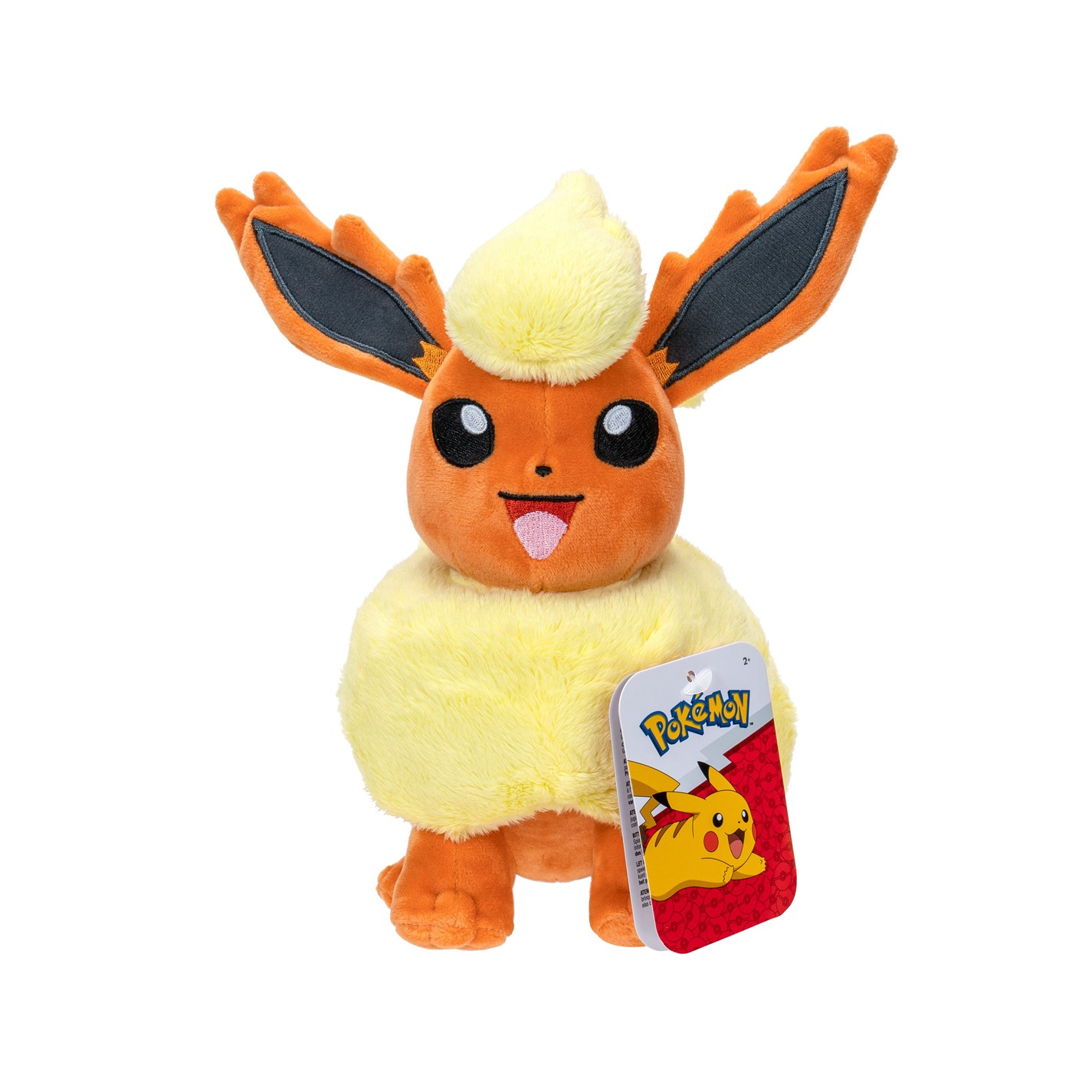 Pokemon Flareon Plush - 8-Inch Pokemon Plush with Authentic Details