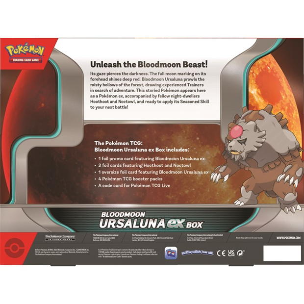 Pokemon Pokemon TCG: Bloodmoon Ursaluna ex Box