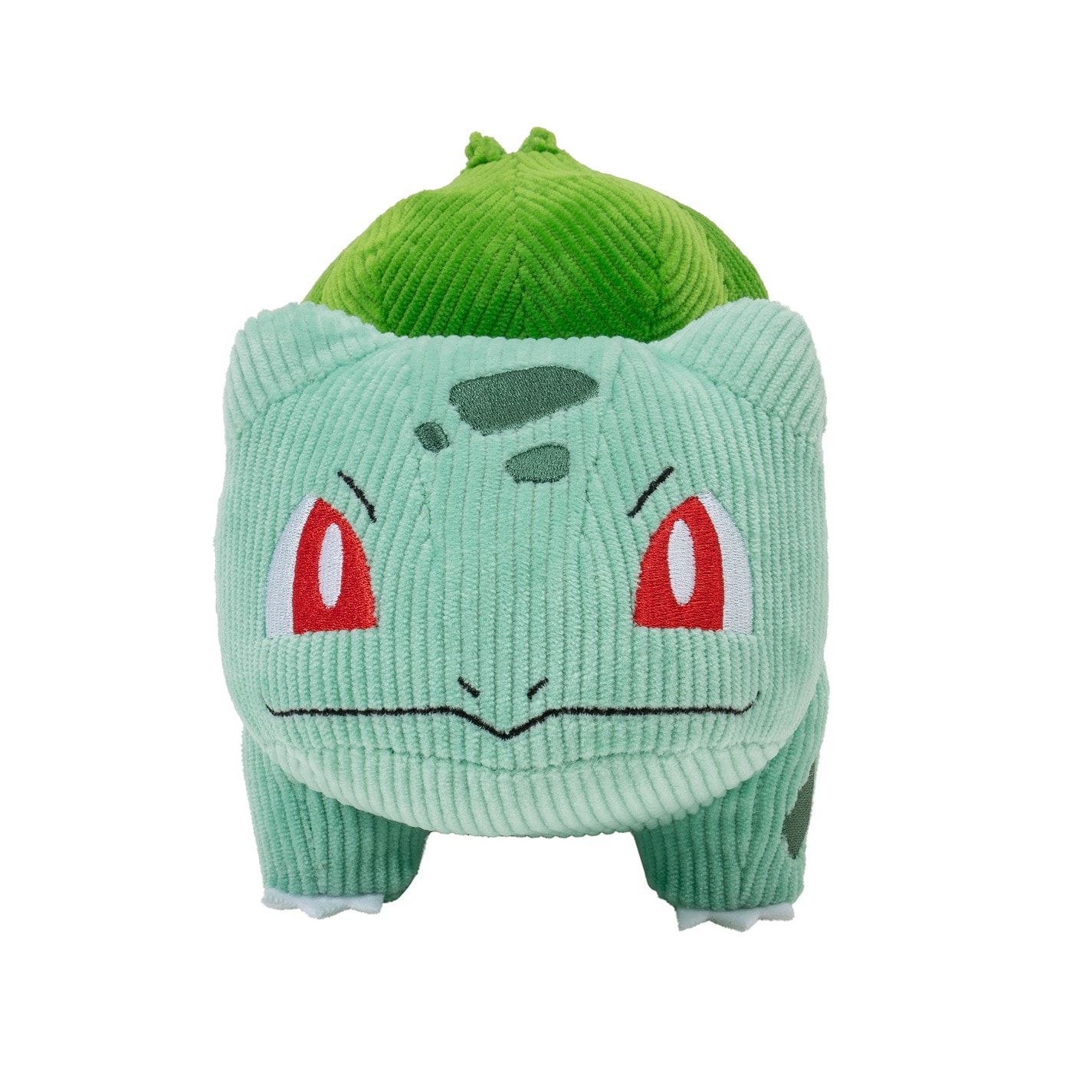 Pokemon Select Corduroy Bulbasaur 8-Inch Plush - Unique Fabric with Authentic Details