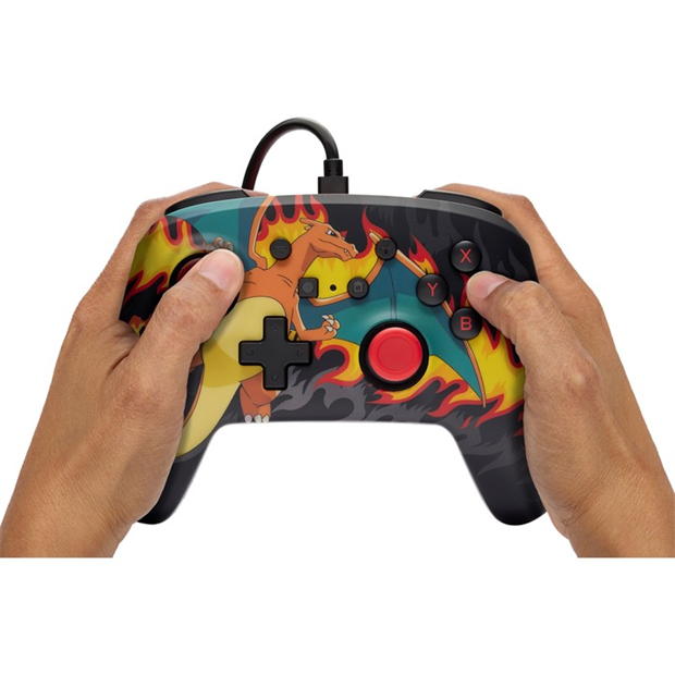 PowerA Enhanced Wired Controller for Nintendo Switch - Charizard Firestorm