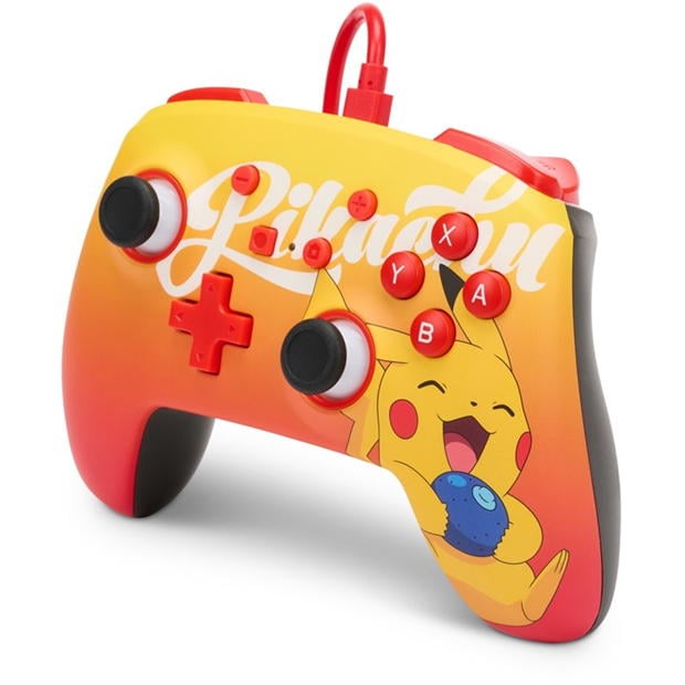 PowerA Enhanced Wired Controller for Nintendo Switch - Oran Berry Pikachu