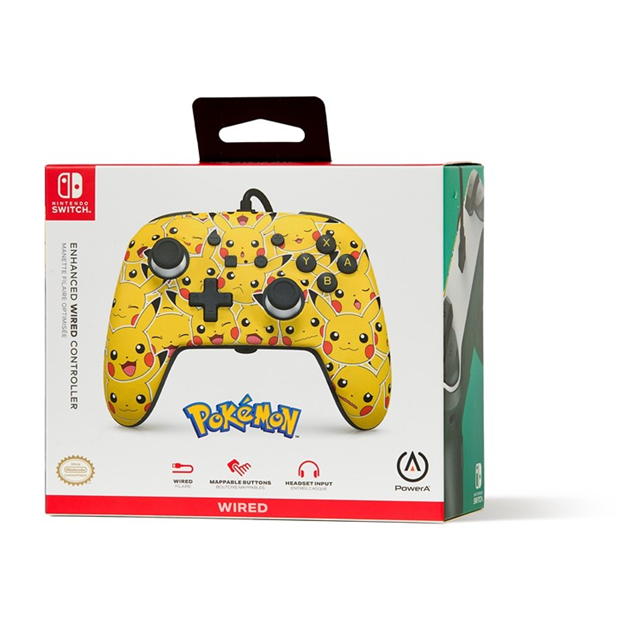 PowerA Enhanced Wired Controller for Nintendo Switch - Pikachu Moods