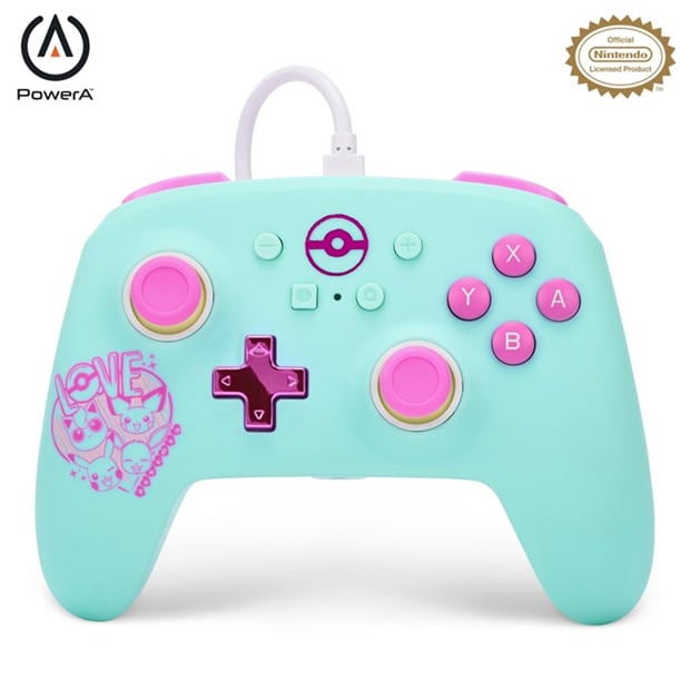 PowerA Enhanced Wired Controller for Nintendo Switch - Pokemon: Sweet Friends