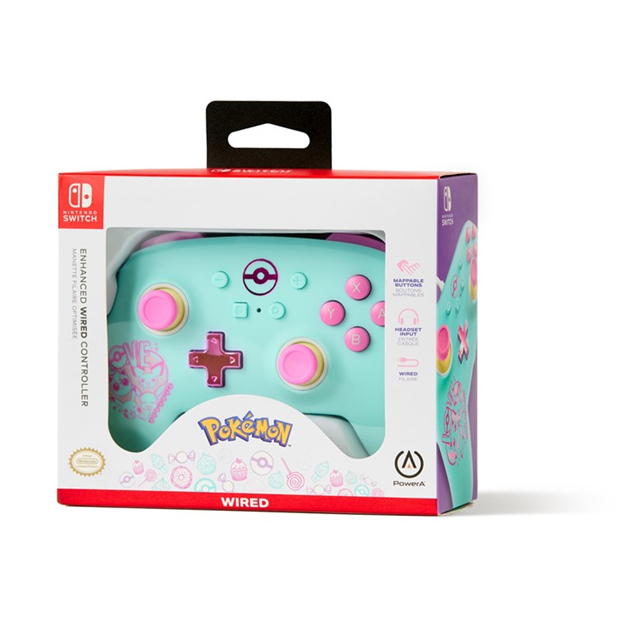 PowerA Enhanced Wired Controller for Nintendo Switch - Pokemon: Sweet Friends