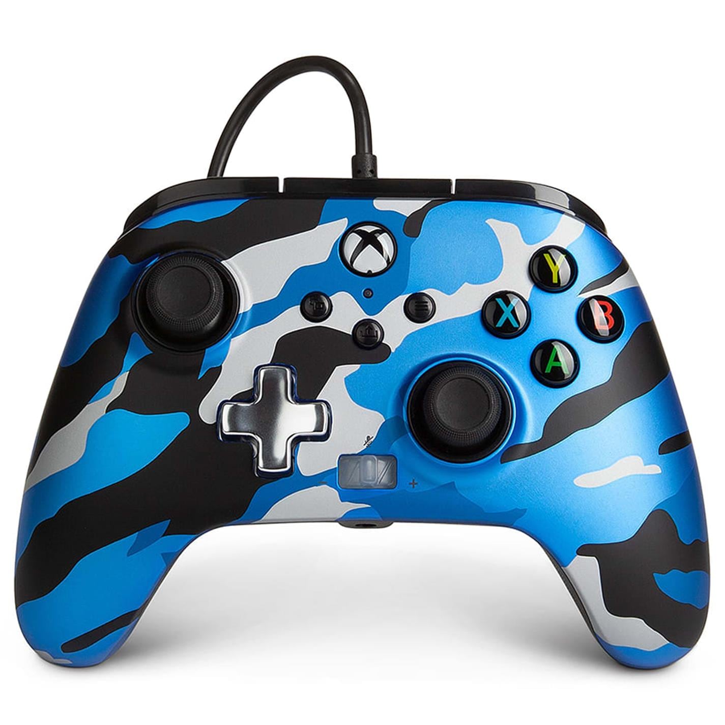 PowerA Enhanced Wired Controller for Xbox X|S - Blue Camo