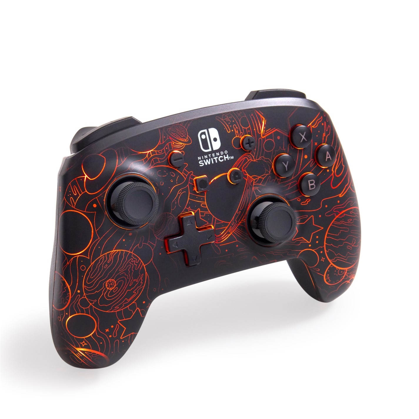 PowerA Enhanced Wireless Controller for Nintendo Switch with Lumectra - Galactic Vortex