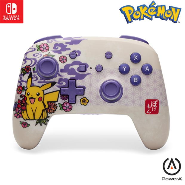 PowerA Enhanced Wireless Controller for Nintendo Switch - Pokemon Blossom