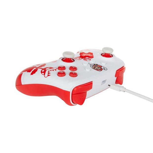 PowerA Switch Enhanced Wired Controller - Mario Red/White