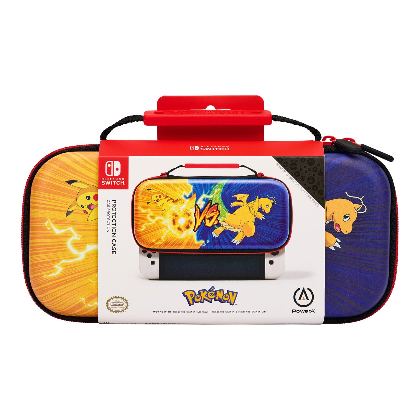 PowerA Switch Protection Case - Pikachu vs. Dragonite