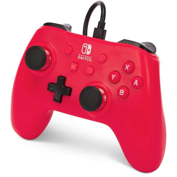 PowerA Wired Controller for Nintendo Switch - Raspberry Red