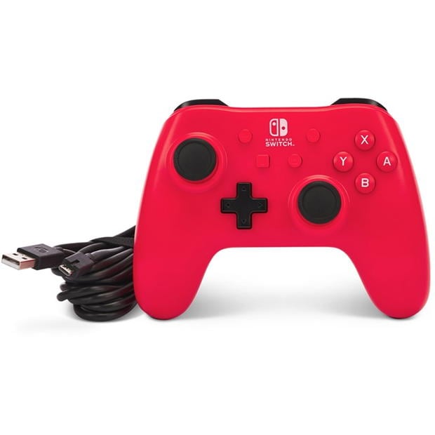 PowerA Wired Controller for Nintendo Switch - Raspberry Red