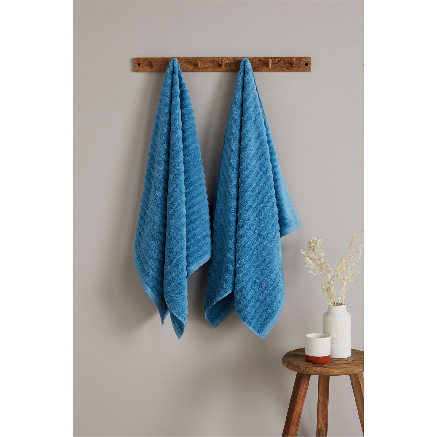 Homelife Super Soft Ribbed Bath Towels