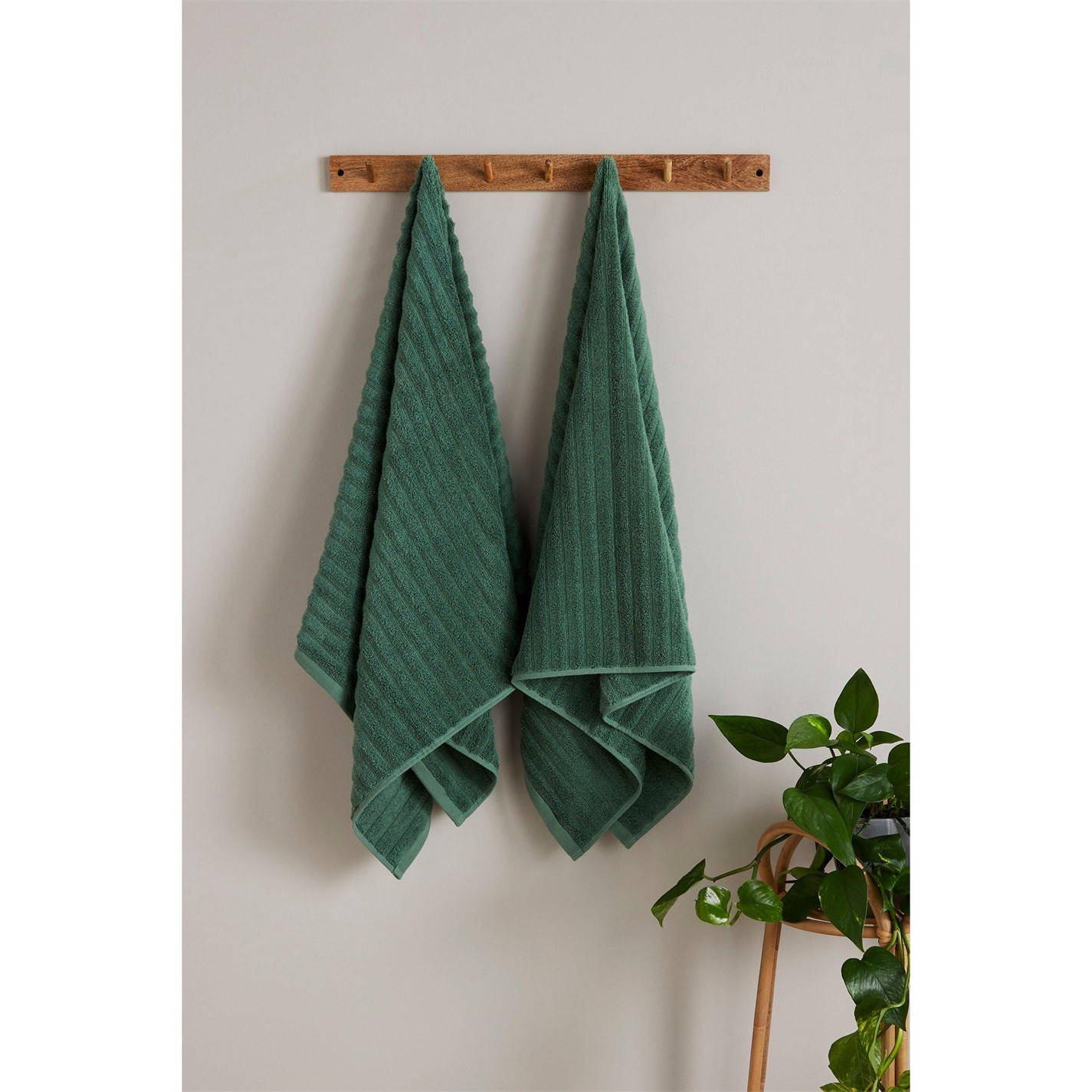 Homelife Super Soft Ribbed Bath Towels