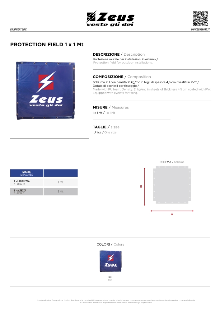 PROTECTION FIELD MT 1x1 Zeus