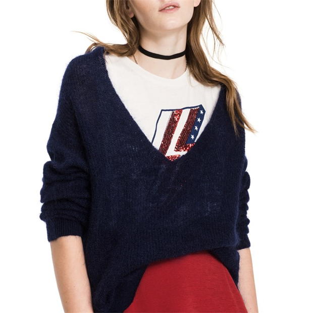 Blug Bluza trening Tommy Scoop Neck Tommy Jeans