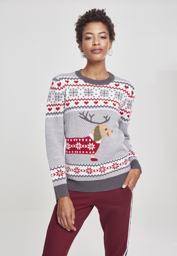 Bluza trening Sausage Dog Christmas dama Urban Classics