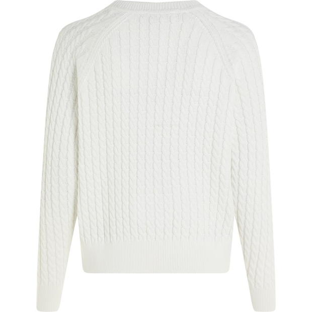 Bluza trening Tommy Hilfiger Cable knit crew neck