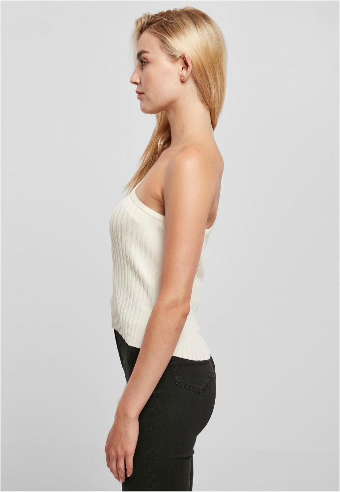 Bluza trening Short Rib Knit One Sleeve dama Urban Classics