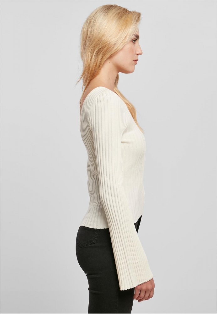 Bluza trening Short Rib Knit One Sleeve dama Urban Classics