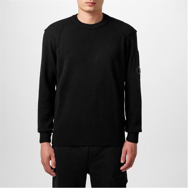 CP COMPANY Lambswool Grs Crew Neck Knit Jumper