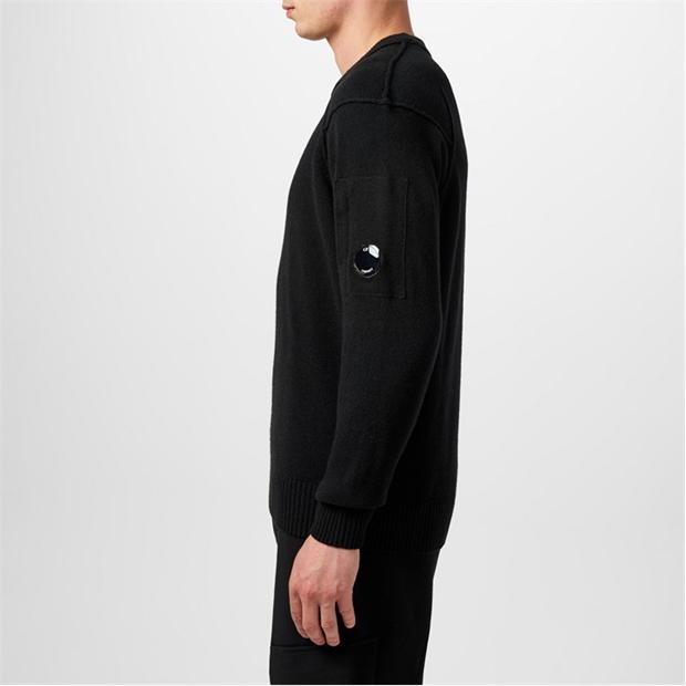 CP COMPANY Lambswool Grs Crew Neck Knit Jumper