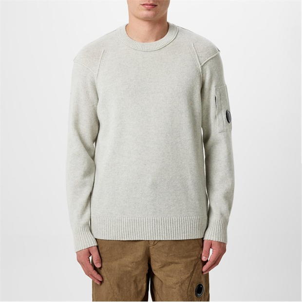 CP COMPANY Lambswool Grs Crew Neck Knit Jumper