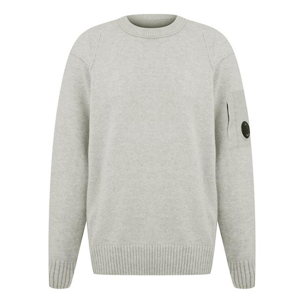 CP COMPANY Lambswool Grs Crew Neck Knit Jumper