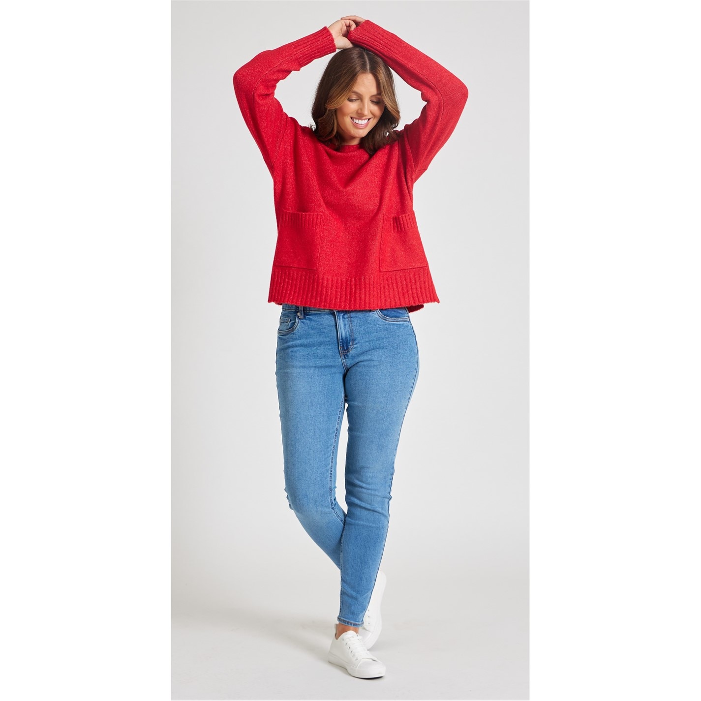 Be You Pocket Crew Neck Jumper