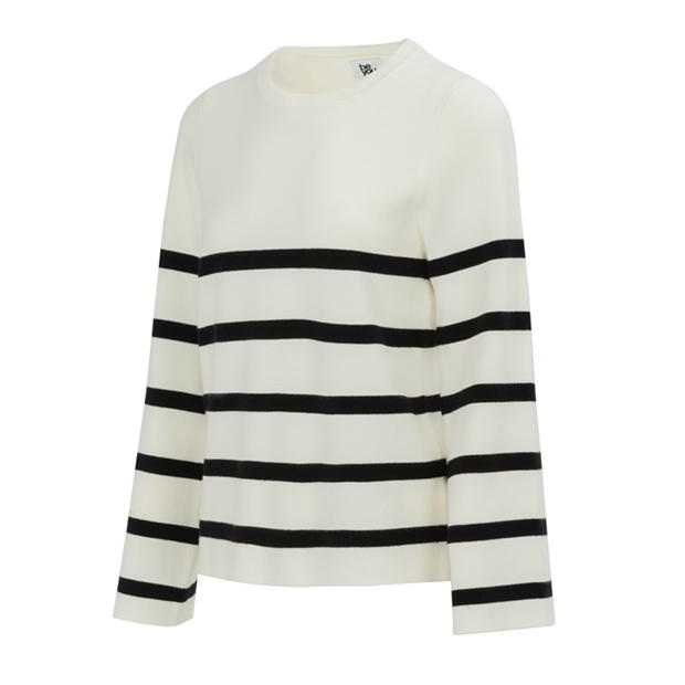 Be You You Stripe Maneca Lunga Jumper dama