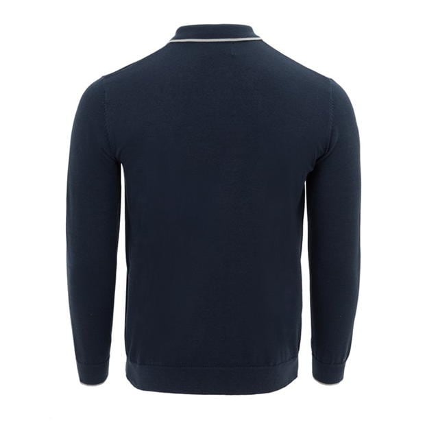 Firetrap Maneca Lunga Polo Jumper barbat