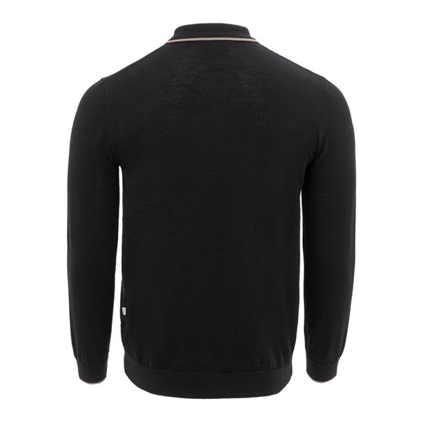 Firetrap Maneca Lunga Polo Jumper barbat