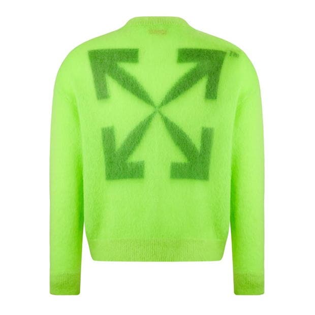 OFF WHITE Knit Crew Jumper