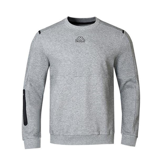 Bluza trening Kappa Tech FL Crew Neck Jumper barbat