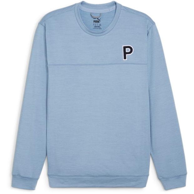 Puma Cloudspun Patch Crewneck Jumper barbat