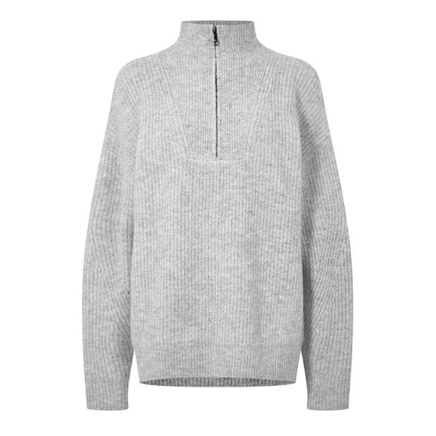 Jack Wills High Neck Zip Knitted Jumper