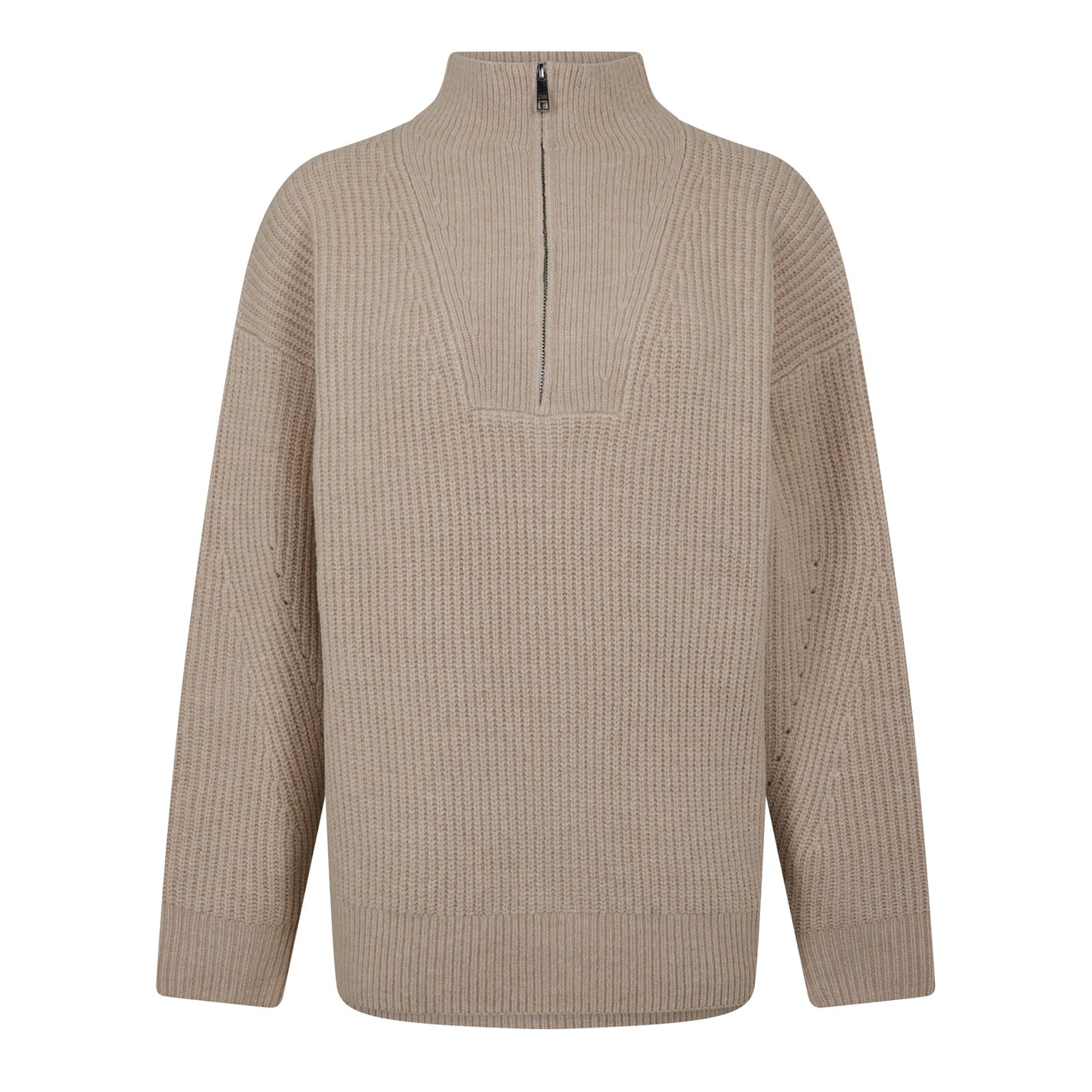 Jack Wills High Neck Zip Knitted Jumper