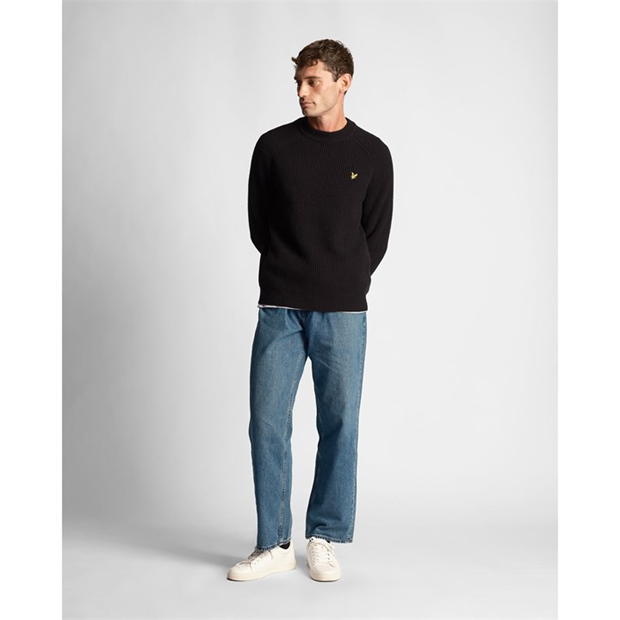 Lyle and Scott Shark Stitch Knit Jumper