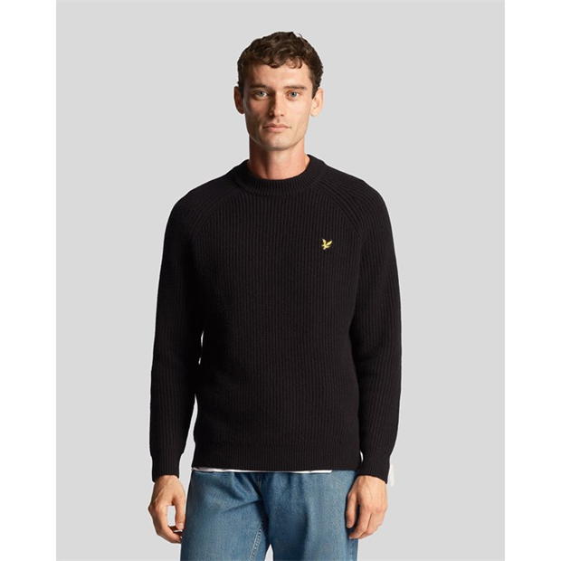 Lyle and Scott Shark Stitch Knit Jumper