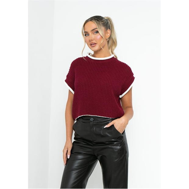 Vesta Missy Empire Cropped Knitted Jumper