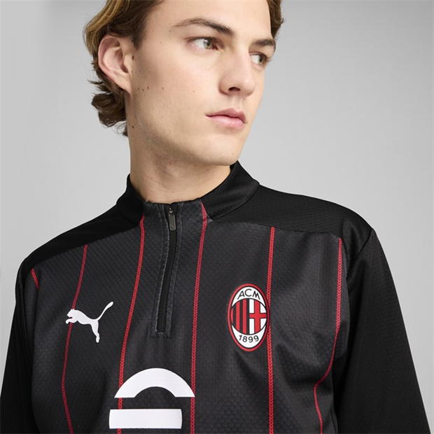 Puma AC Milan Prematch Quarter Zip Top 2024 2025 adulti