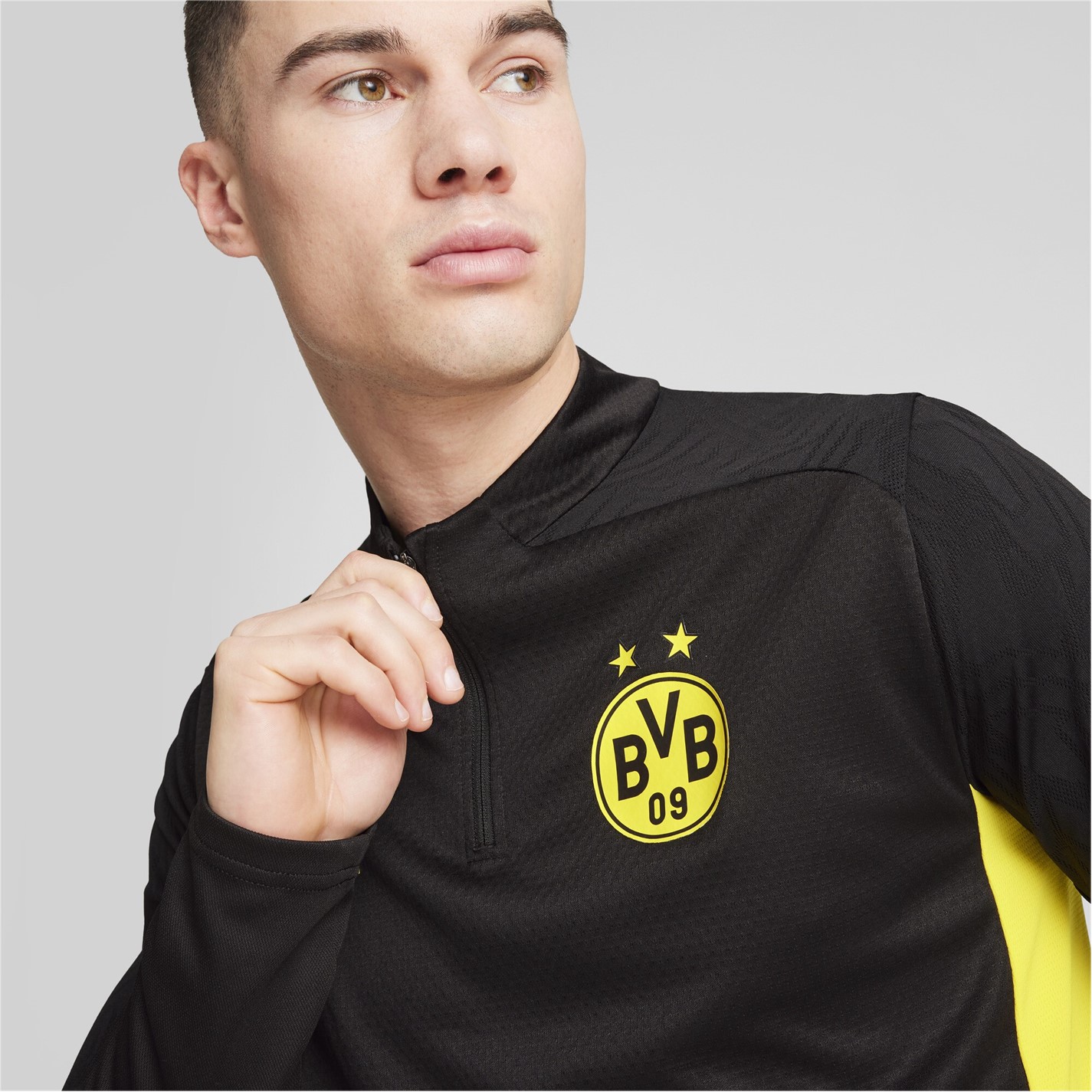 Puma Borussia Dortmund Quarter Zip Training Top adulti