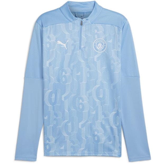 Puma Manchester City Prematch Quarter-Zip Top 2024 2025 adulti