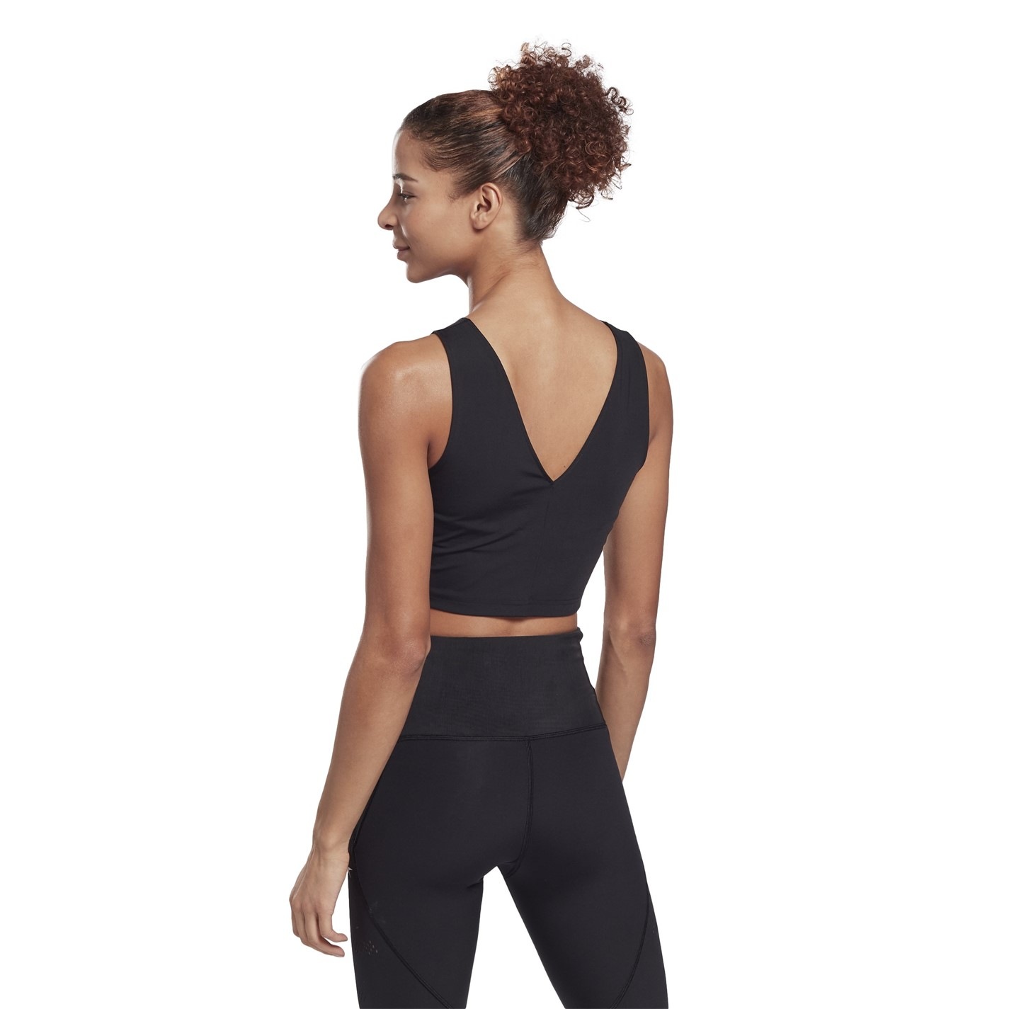 Reebok Perforated Crop Long-Sleeve Top dama