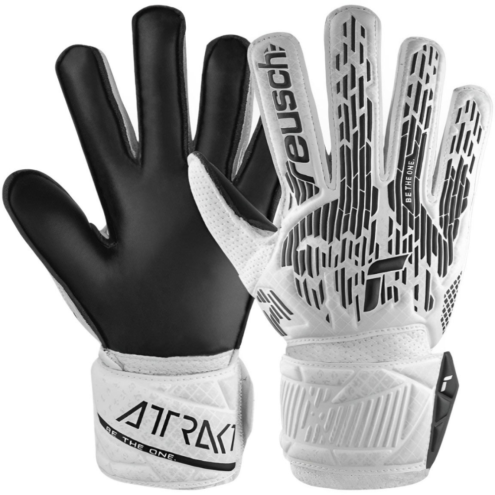 Reusch Attrakt Manusi de portar Solid alb si negru 5470016 1101