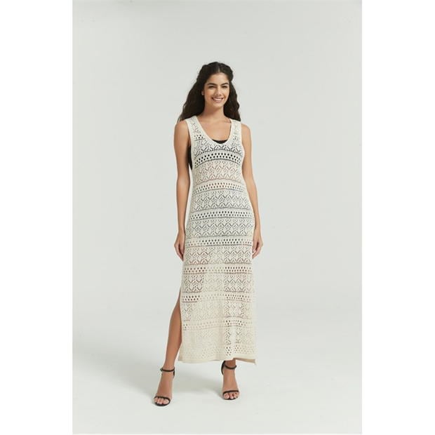 Rochie Be You Crochet Midi Beach