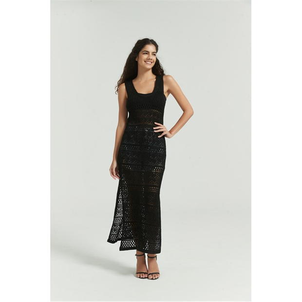 Rochie Be You Crochet Midi Beach