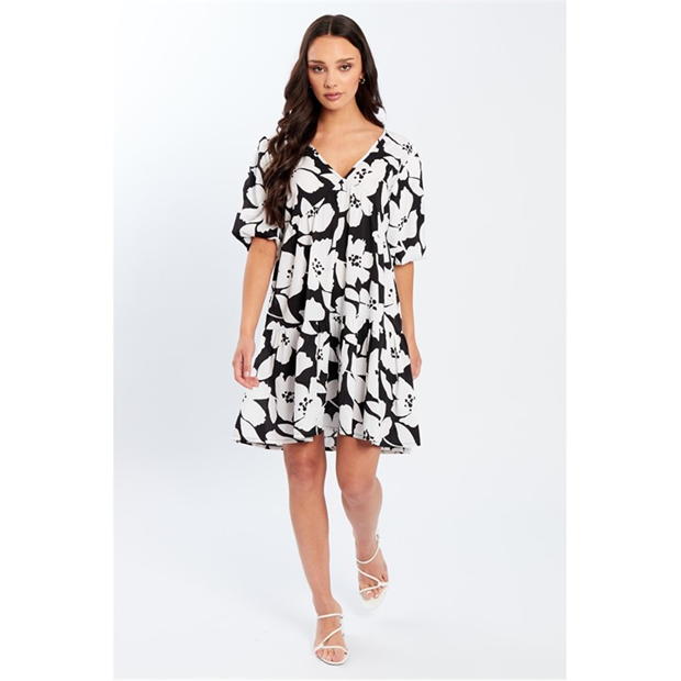 Rochie Be You V Neck Smock Mini