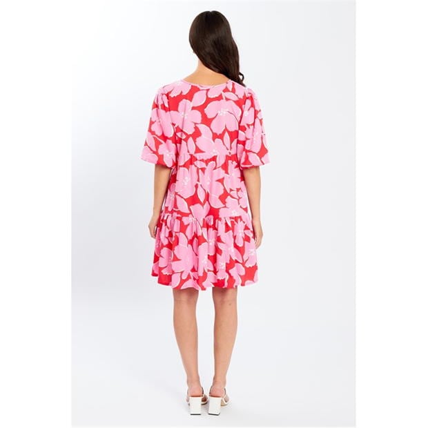 Rochie Be You V Neck Smock Mini