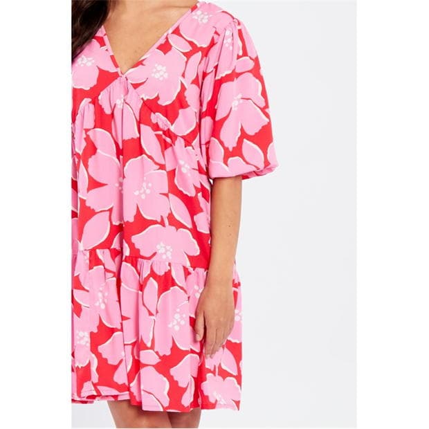 Rochie Be You V Neck Smock Mini