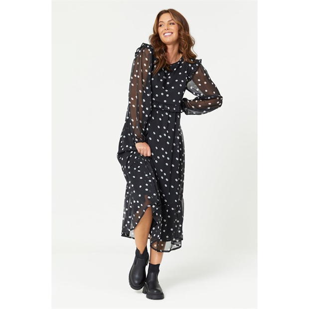 Rochie Be You Black Spot Midi